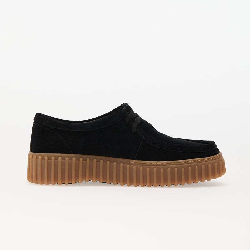 Clarks Torhill Bee Black Suede