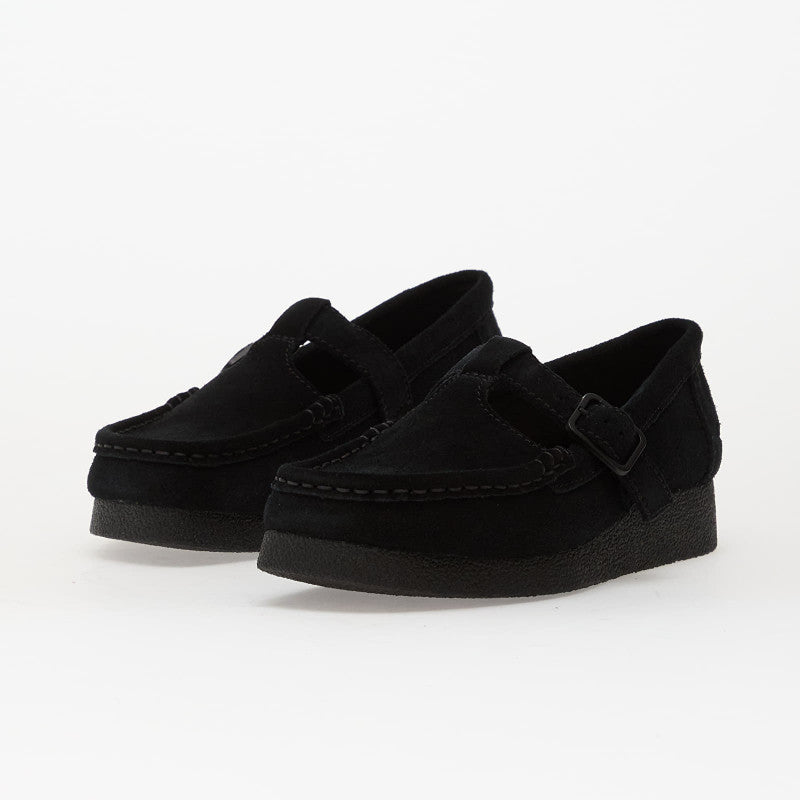 Clarks WallabeeEVOBar Black Suede