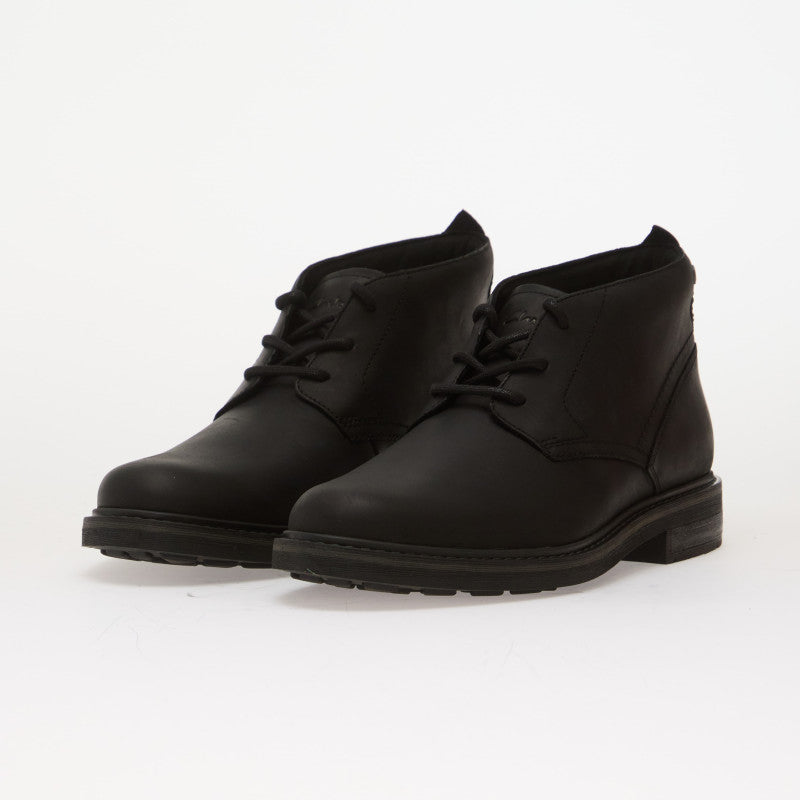 Clarks Newford Mid Black Leather