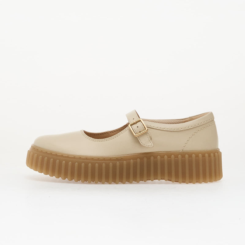 Clarks Torhill Jane Cream Leather