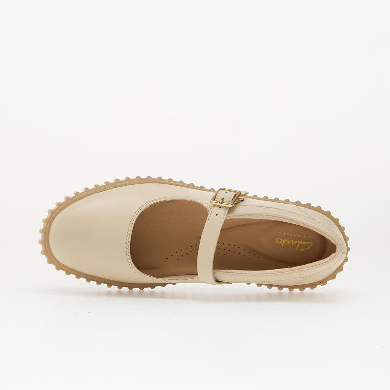 Clarks Torhill Jane Cream Leather