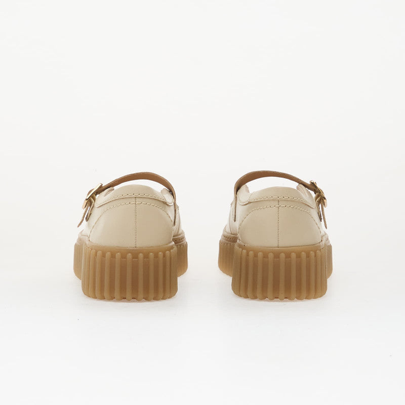 Clarks Torhill Jane Cream Leather