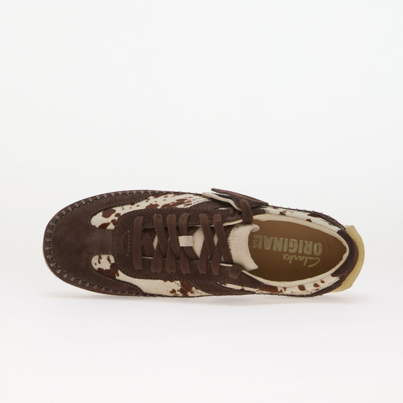 Clarks Originals Tor Low Brown Cow Print