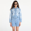 Desigual Chaq Border Coat Blue