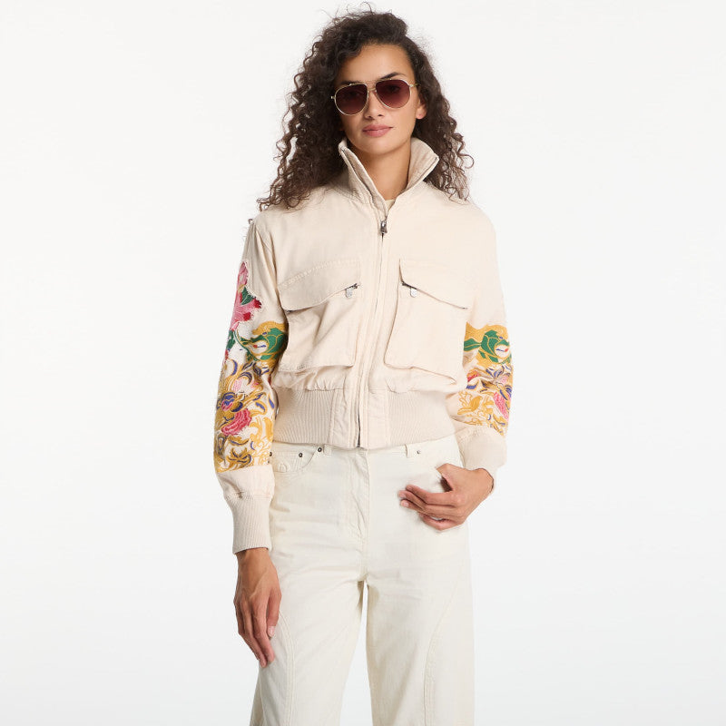 Desigual Jacket Mozart White