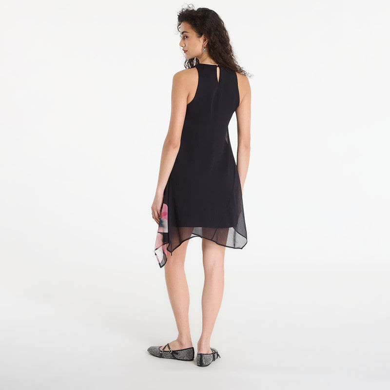 Sukienka Desigual Vest Nala Asimetrico Dress Black