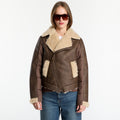 Desigual Parcella Coat Brown