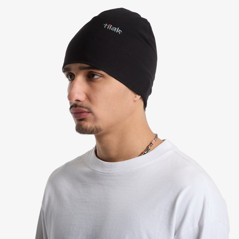 Tilak Rolled Beanie Black