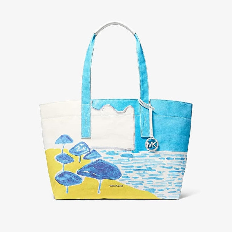 Michael Kors X Christina Zimpel Large Tote Milos Blue