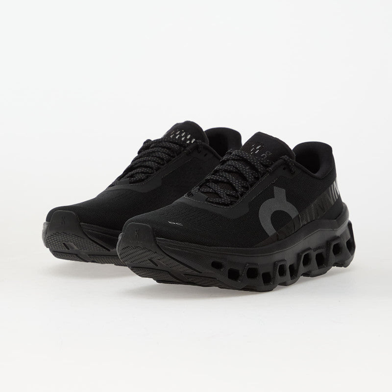 On Wmns Cloudmonster 1 Black/ Black