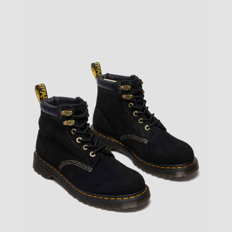 Dr. Martens 939 Black Long Napped Suede