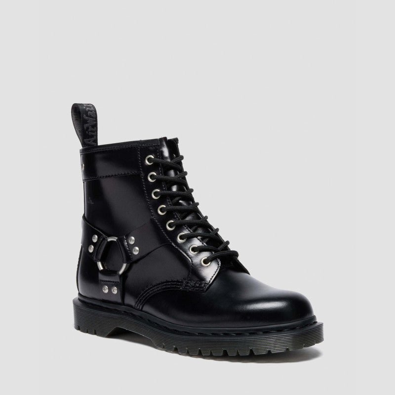 Dr. Martens 1460 Harness 8 Eye Boot Black Analine