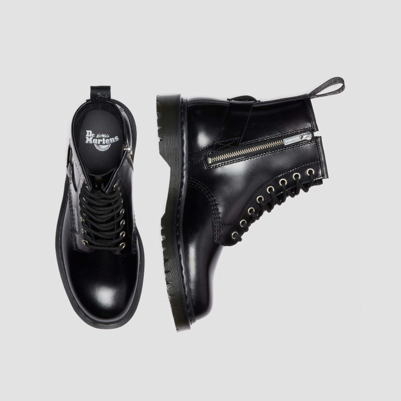 Dr. Martens 1460 Harness 8 Eye Boot Black Analine