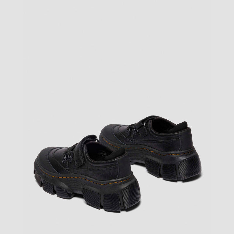 Dr. Martens DMXL MJ MARY JANE Black Virginia+Rubberised Leather