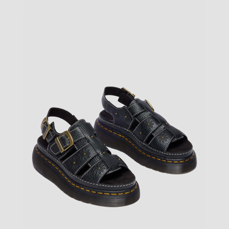 Dr. Martens WRENLIE OPEN FL Black Milled Nappa