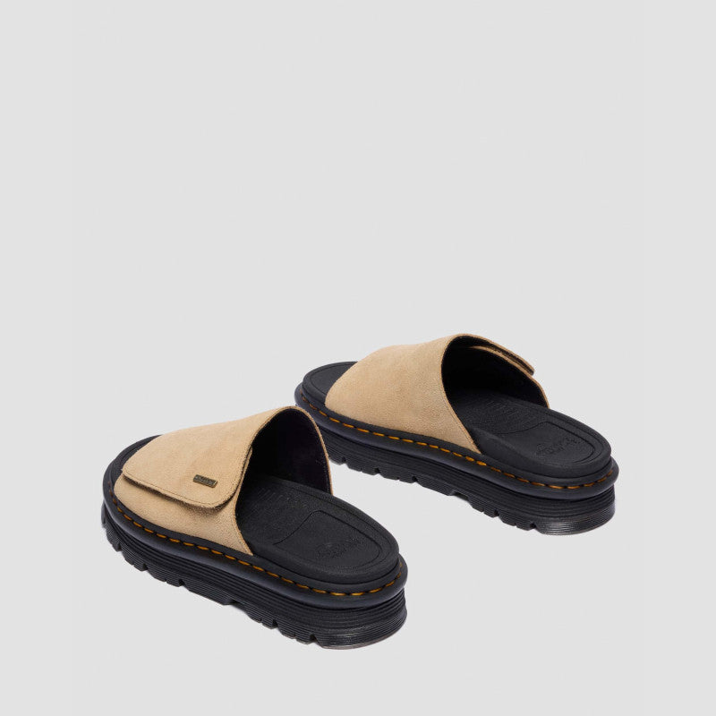 Dr. Martens ZEBZAG SLIDE Savannah Tan EH Suede