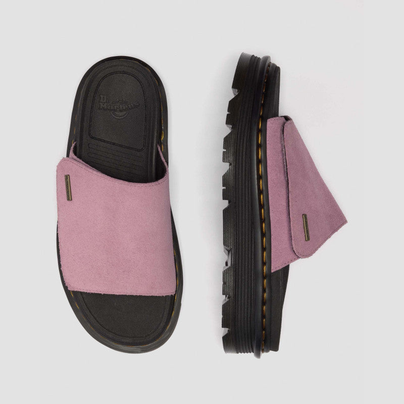 Dr. Martens ZEBZAG SLIDE Dusty Rose EH Suede