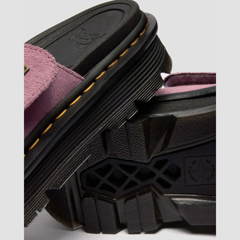 Dr. Martens ZEBZAG SLIDE Dusty Rose EH Suede