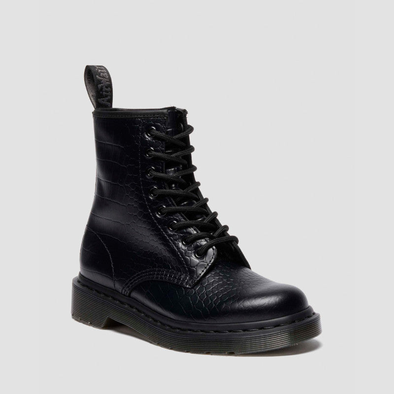 Dr. Martens 1460 Black Atlas Croc Emboss