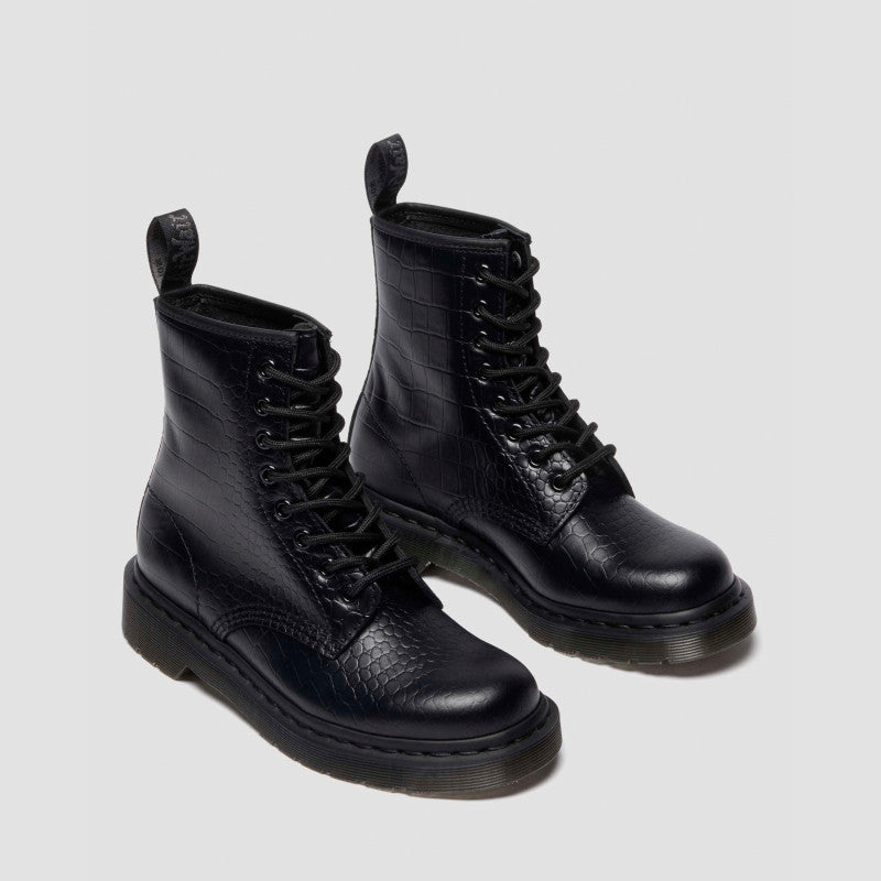 Dr. Martens 1460 Black Atlas Croc Emboss