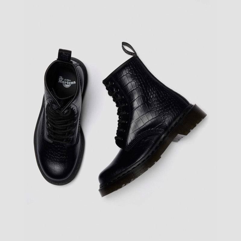 Dr. Martens 1460 Black Atlas Croc Emboss