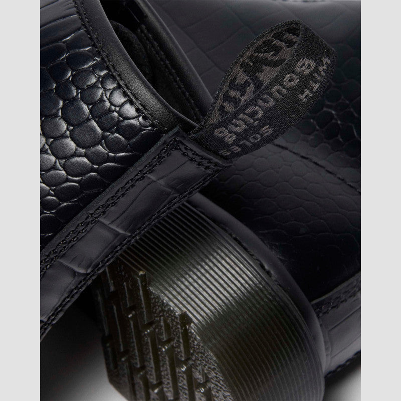 Dr. Martens 1460 Black Atlas Croc Emboss