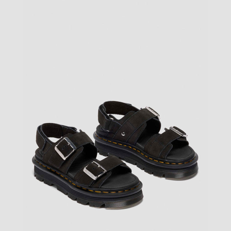 Dr. Martens ZEBZAG SANDAL Black EH Suede