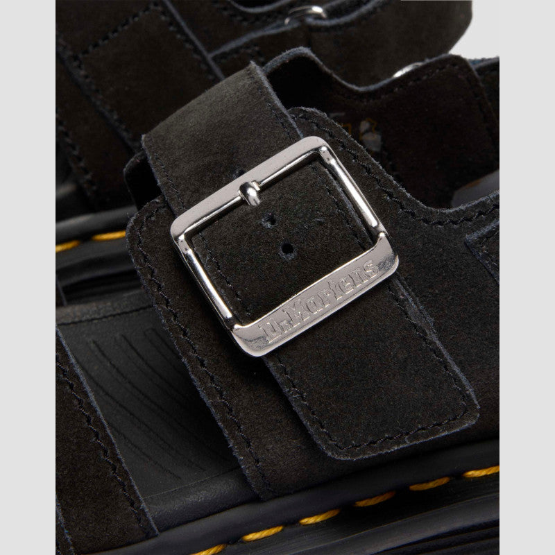 Dr. Martens ZEBZAG SANDAL Black EH Suede