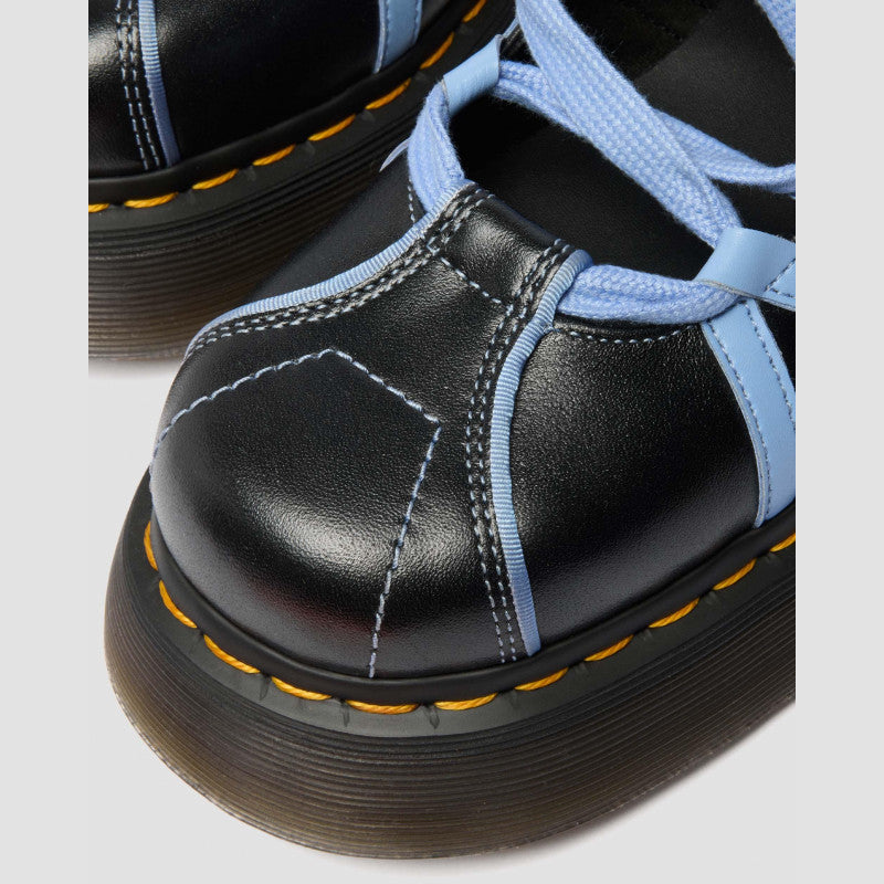 Dr. Martens BUZZ BALLERINA LACE UP Black Milled Gloss