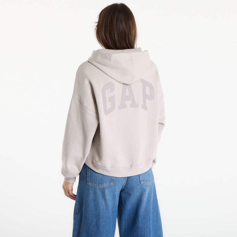 GAP V-Gap Mini Arch Pullover Hoodie Beige