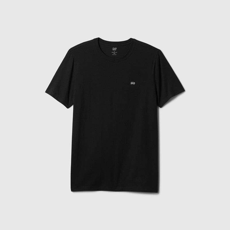 GAP Micro Logo Crew True Black