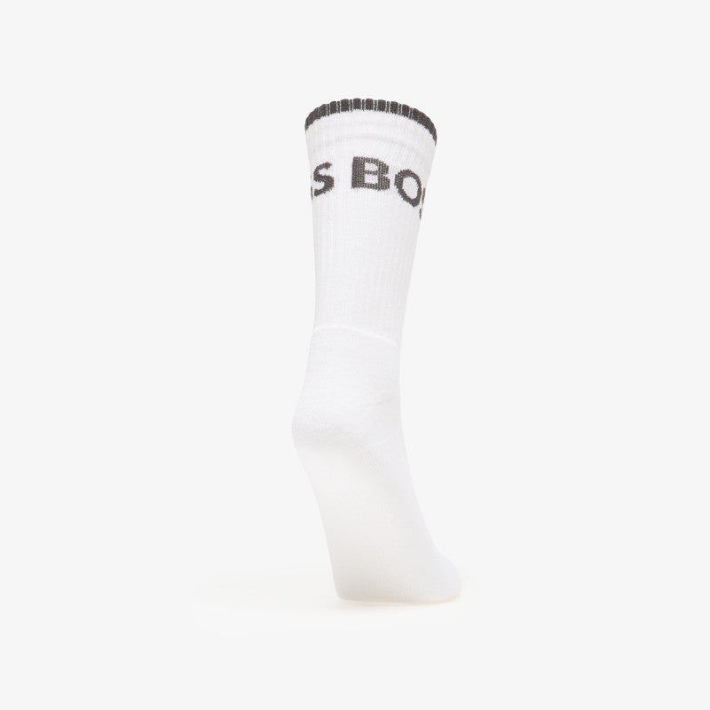Hugo Boss 6-Pack QS Stripe Socks White
