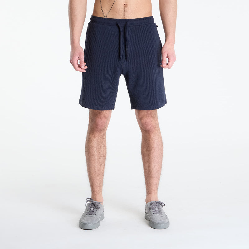 Hugo Boss Rib Shorts Blue