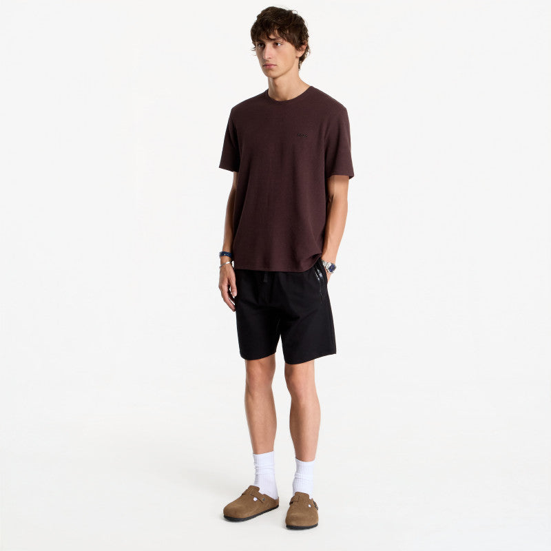 Hugo Boss Waffle T-Shirt Brown