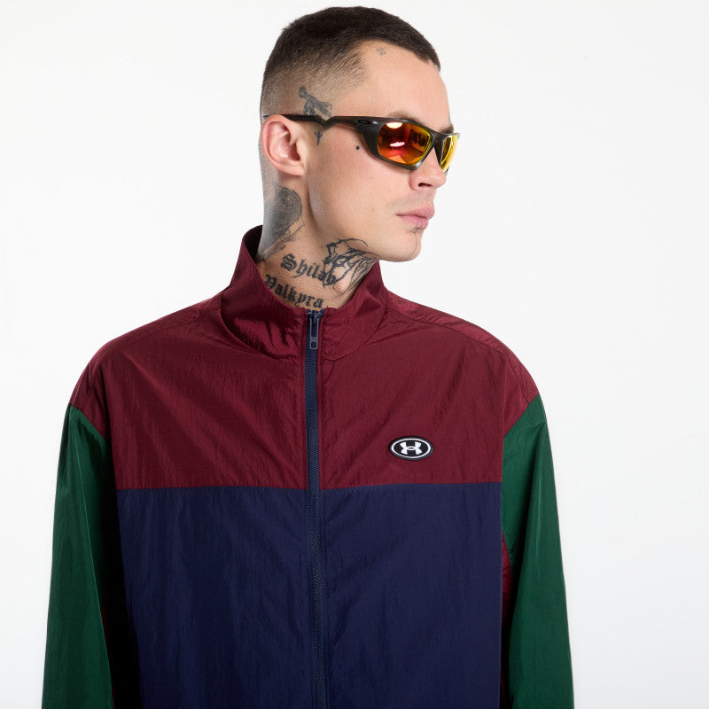 Under Armour Icon Woven Track FZ Green