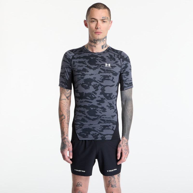Under Armour HG Printed SS Black