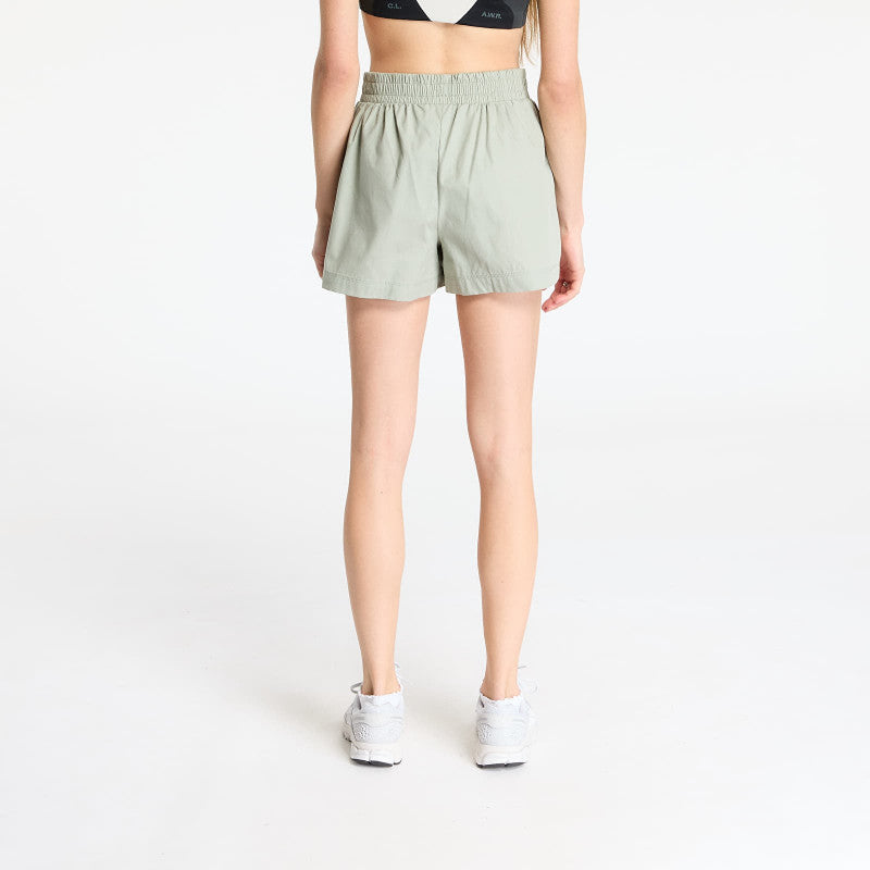 New Era Womens Cotton Black Shorts Pastel Green
