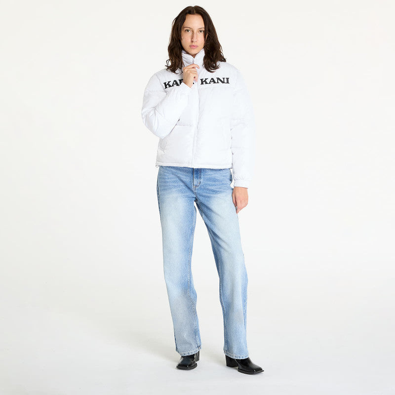 Karl Kani Retro Essential Puffer Jacket White