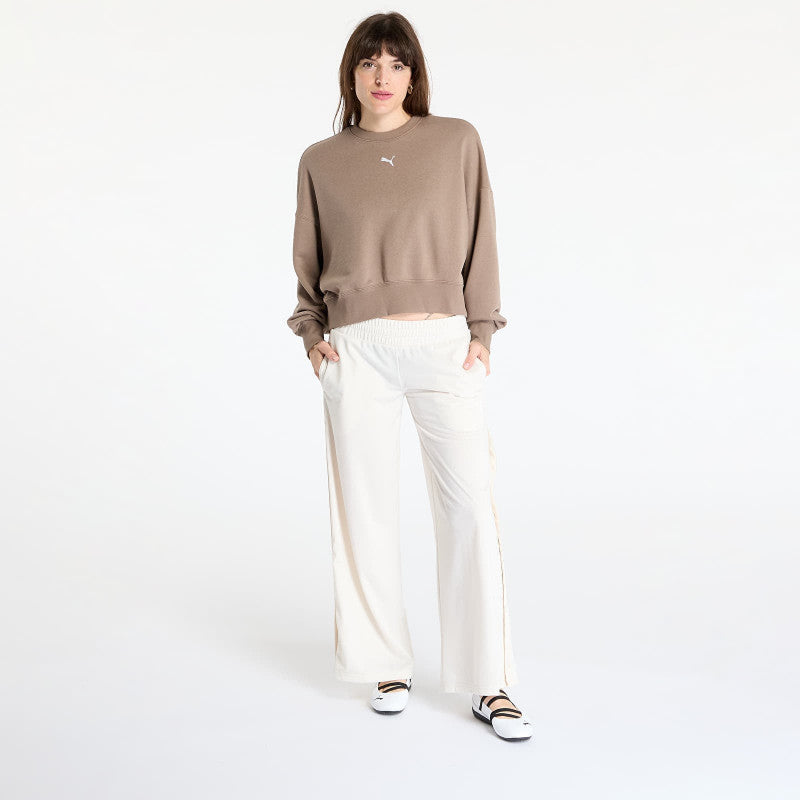 Puma Wardrobe Essentials Over-Oversized Crew TR Totally Taupe
