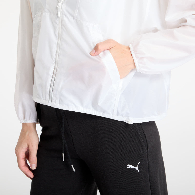 Puma Wardrobe Essentials Oversized UV Wind Jacket PUMA White