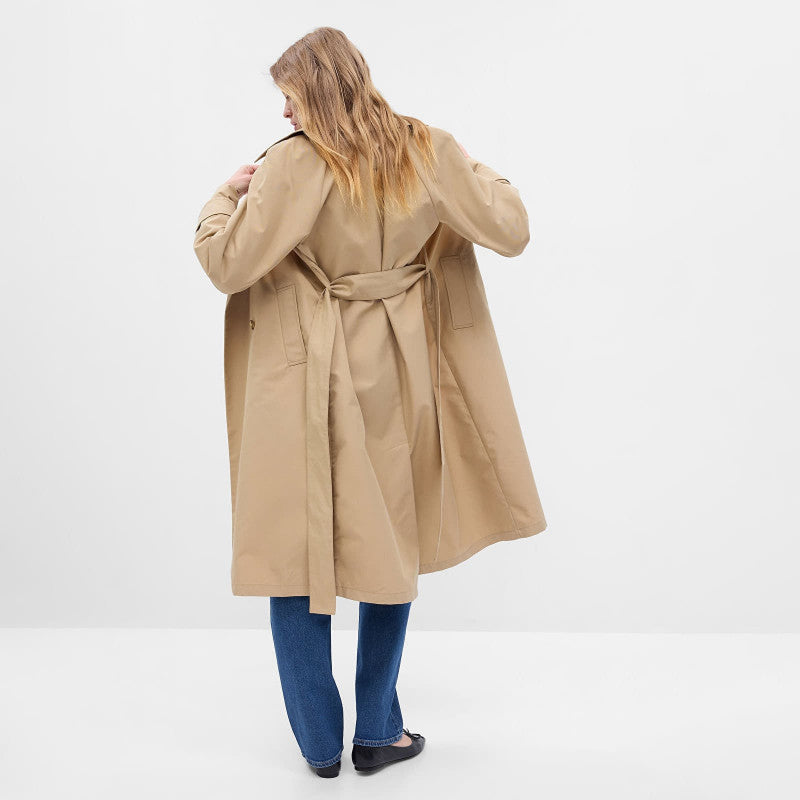Płaszcz GAP Icon Trench Coat Khaki