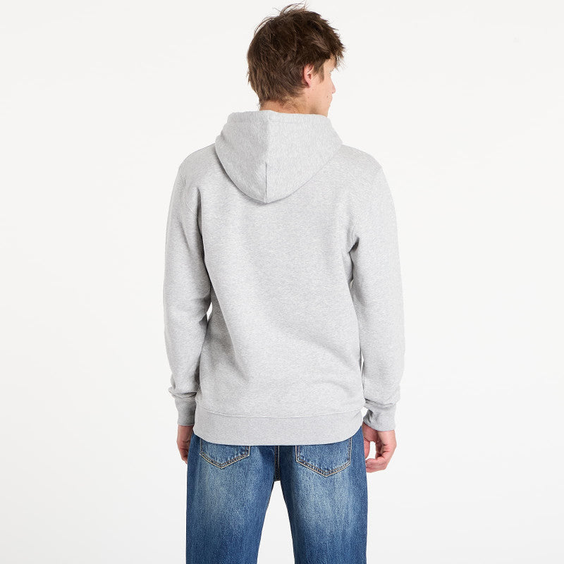Queens Basic Hoodie melange šedá
