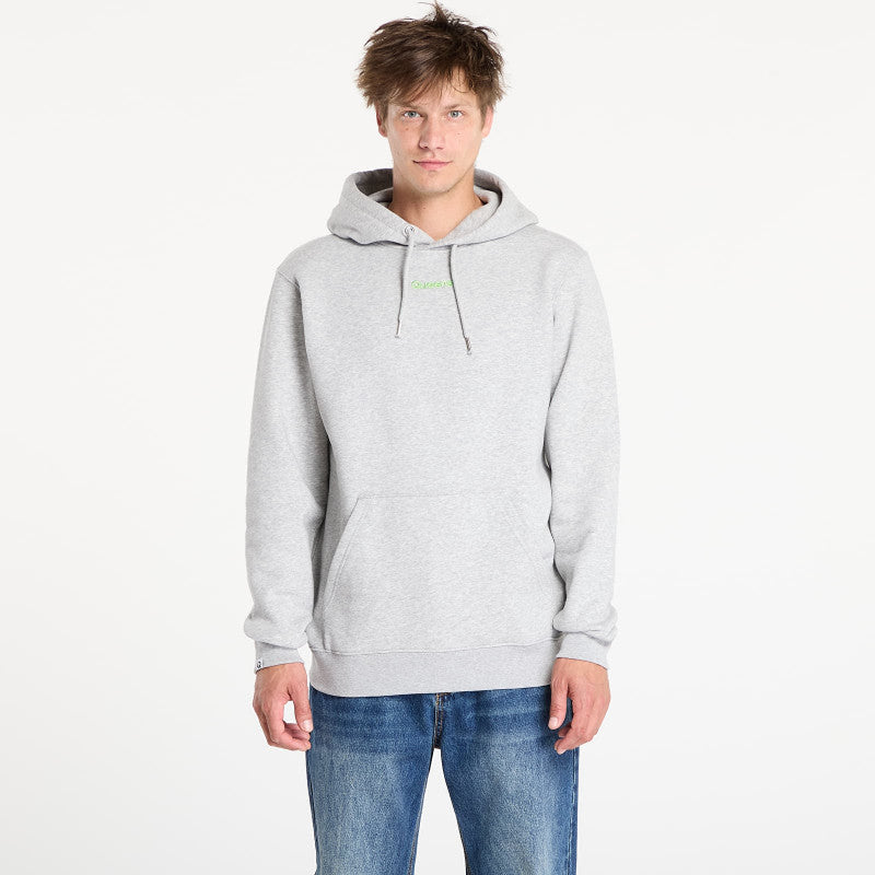 Queens Basic Hoodie melange šedá