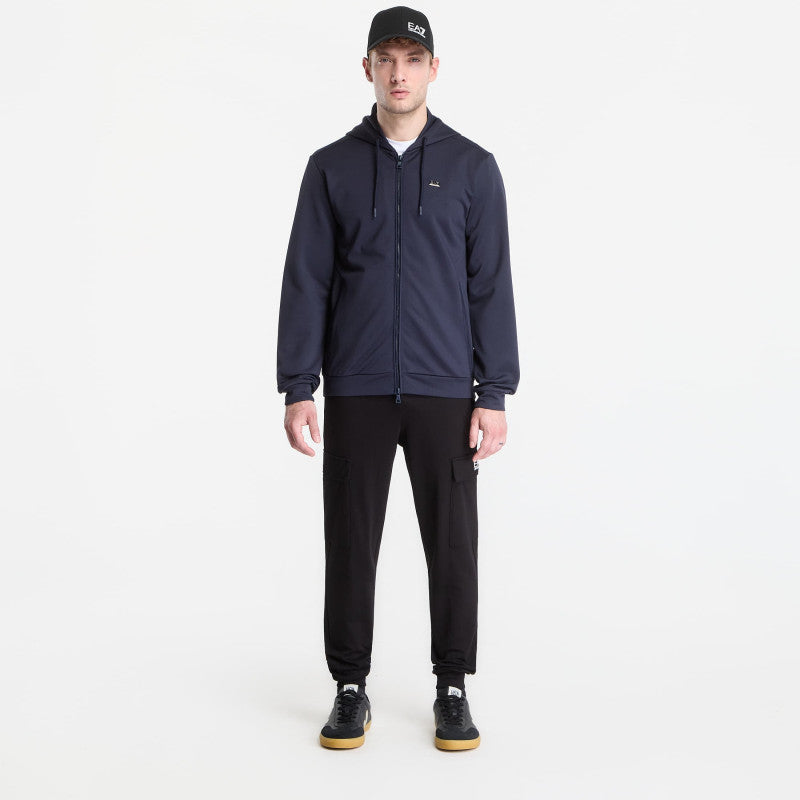 EA7 Emporio Armani Train Lux M Hoodie Fz Pl St Armani Blue
