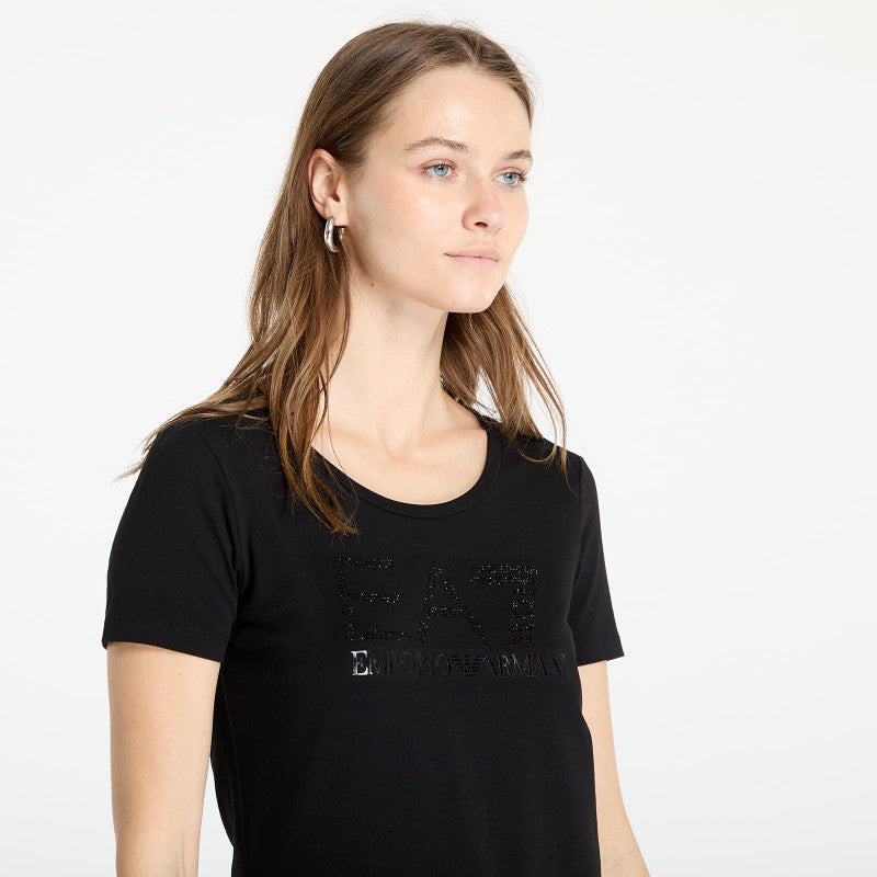 EA7 Emporio Armani Train Logo Series Wmns Tee Ss Black