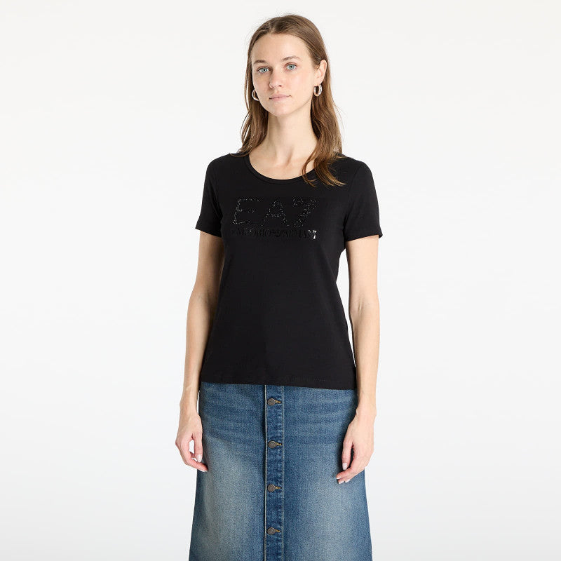 EA7 Emporio Armani Train Logo Series Wmns Tee Ss Black
