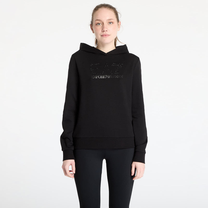 EA7 Emporio Armani Train Logo Series Wmns Hoodie Cn Black