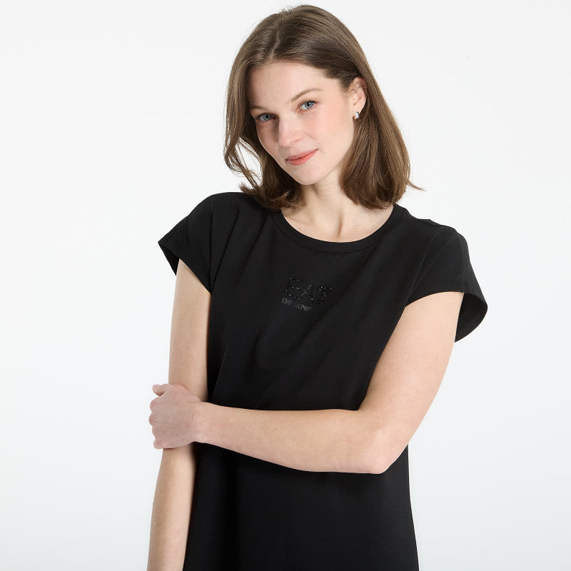 Sukienka EA7 Emporio Armani Logo Series Dress Black/ Black