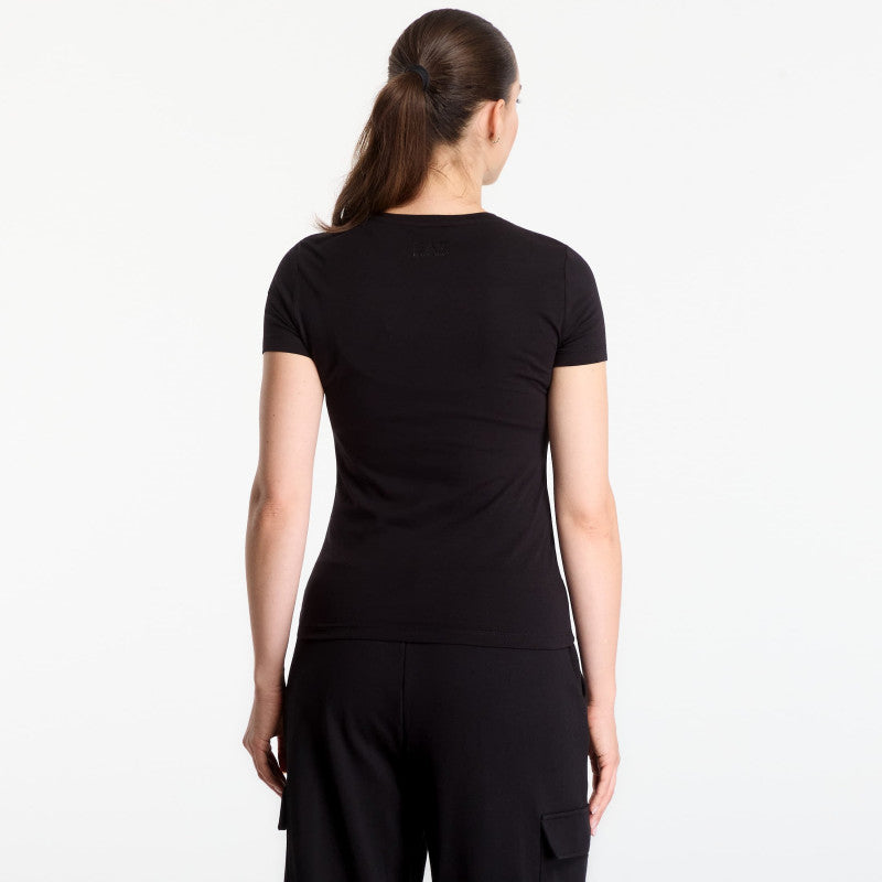 EA7 Emporio Armani Train Logo Series Wmns Tee Ss Str Black