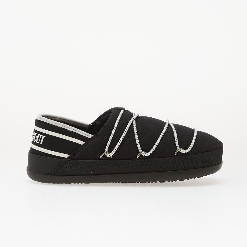 Moon Boot Icon Slipper Black